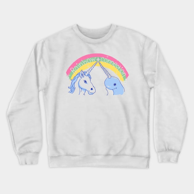 Rainbow Connection Crewneck Sweatshirt by Vincent Trinidad Art